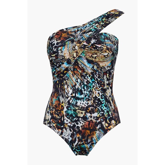 Magicsuit Other - MagicSuit Goddess One Piece Swimsuit Posh Mosh Animal Print One Shoulder